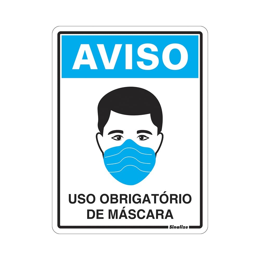 Placas de sinalização