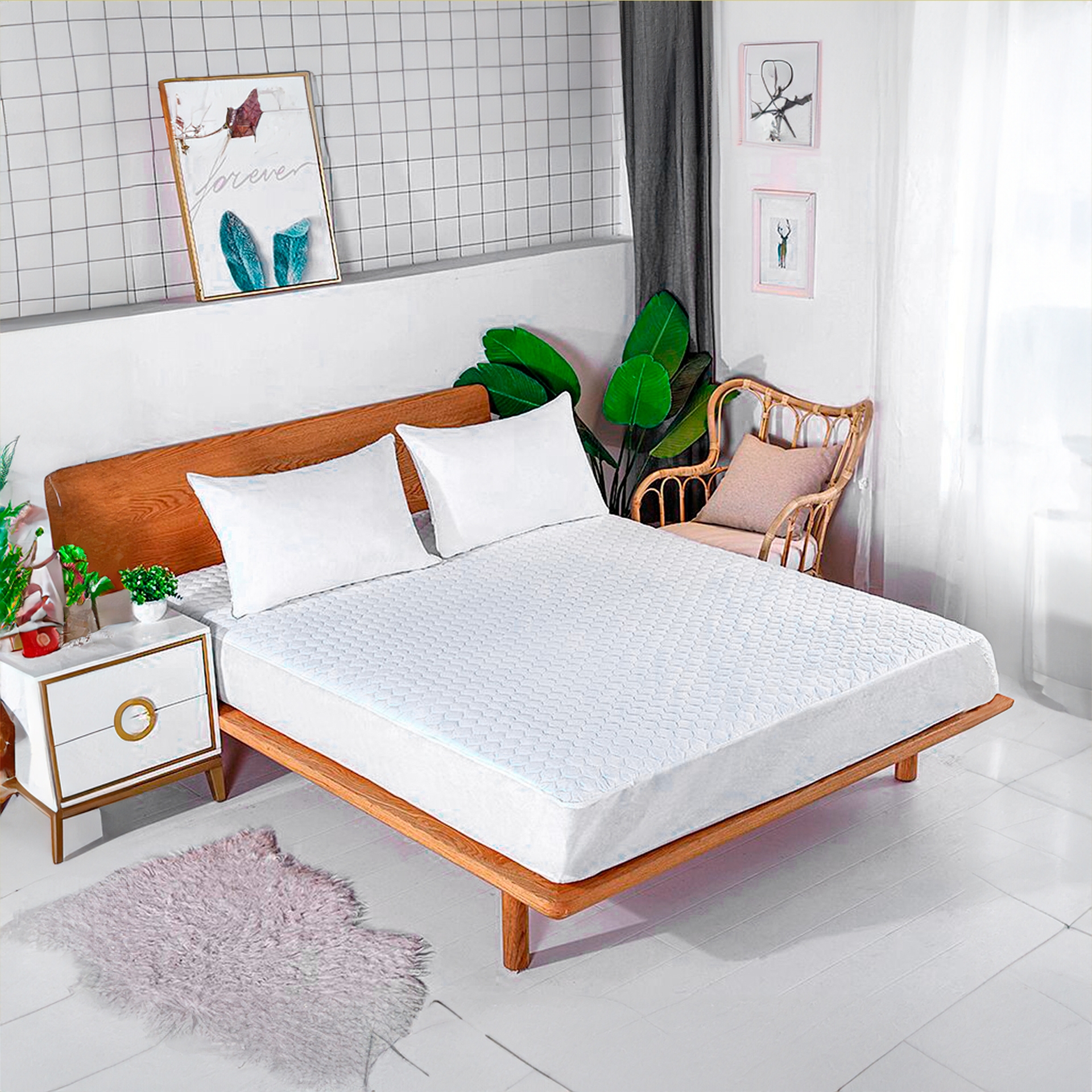 Protetores para cama e travesseiros