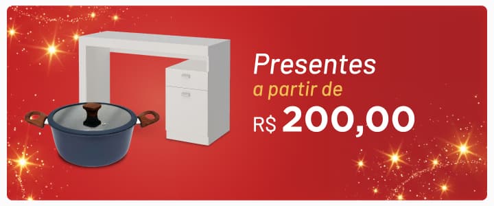 A partir de R$200,00
