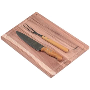 Tábua para Churrasco Garfo e Faca — Tramontina