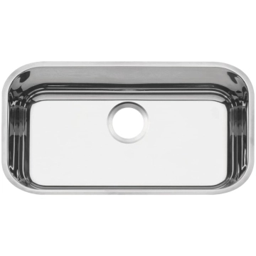 Cuba n.2 Tramontina Lavínia Prime em Aço Inox Alto Brilho 56 x 34 x 17 cm sem Válvula — Tramontina