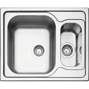 Cuba de Sobrepor Tramontina Marea 1.5 C 34 em Aço Inox Acetinado com Válvula 62 x 50 cm — Tramontina