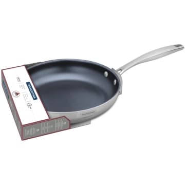 Frigideira Tramontina Grano em Aço Inox com Corpo Triplo e Revestimento Interno Cerâmico Grafite 30 cm — Tramontina