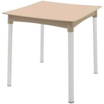 Mesa Tramontina Diana Areia 70cm em Polipropileno Pernas de Alumínio — Tramontina