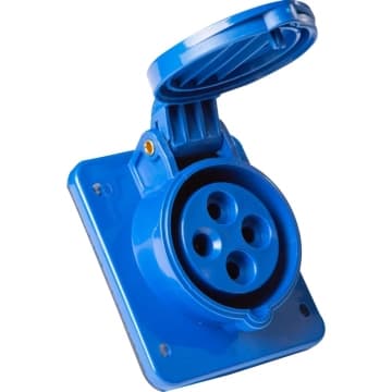 Tomada de Embutir Industrial 3P+T 32 A 220-250 Vca 9 H — Tramontina