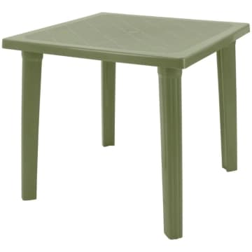 Mesa Tramontina Sancho 80x80cm em Polipropileno Verde Oliva — Tramontina