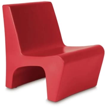 Poltrona Tramontina Berta em Polietileno Vermelho — Tramontina