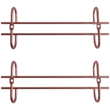Kit 2 Porta Taças 25cm Rose Gold Suporte Organizador de Taças Suspenso Armário Bar Adega — MS Aramados