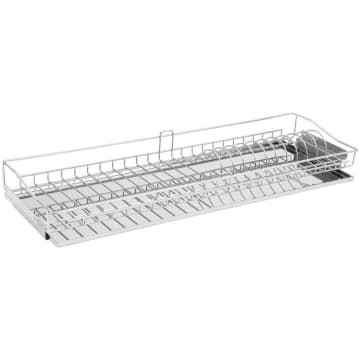 Escorredor de Pratos Louças de Embutir 57cm Aéreo Fixo com Bandeja Aço Inox Piva — Piva
