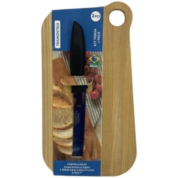 Kit Tábua 34cm e Faca para Pão Tramontina 2 peças — Tramontina