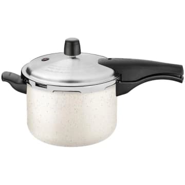 Panela de Pressão Tramontina Vancouver Effect em Alumínio Starflon Max Bege 20 cm 4,5 L — Tramontina