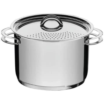 Espagueteira Tramontina Solar Aço Inox Fundo Triplo 24 cm 7,7 Litros — Tramontina