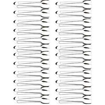 Kit 24 Pegadores Pinças 18cm Aço Inox Servir Frios Especiarias Carnes Multiuso Brinox — Brinox