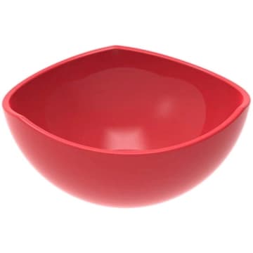 Pote de Sobremesa Doces Vermelho Avulso 265ml Plástico Trio — Crippa