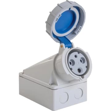 Tomada Industrial 2P+T 63A 220-250Vca 6H Tramontina — Tramontina
