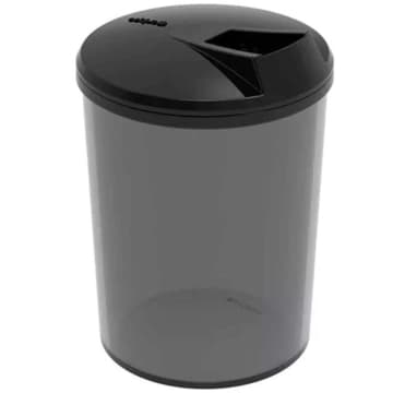 48 Farinheiras Porta Farofa Temperos com Tampa 400ml Crippa Fumê — Crippa