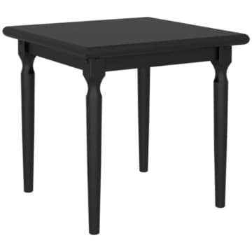 Mesa Quadrada Údine em Madeira Ébano 80x80x76cm 135EB Piratini — Piratini
