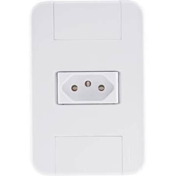 Conjunto 4x2 com 1 Tomada 2P+T 20 A 250 V Tramontina Tablet — Tramontina