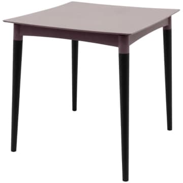 Mesa Tramontina Diana Camurça 70cm em Polipropileno com Pés de Madeira — Tramontina