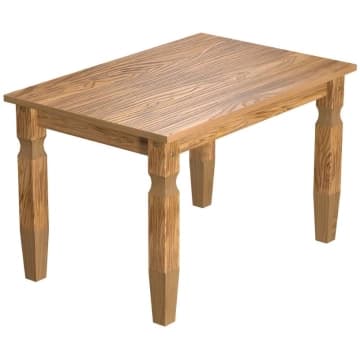 Mesa de Jantar em Madeira 120x80 cm Carvalho Rústico Elliottiis — Elliottiis