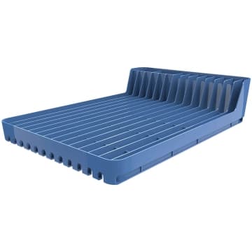 Escorredor de Pratos Louças Azul Madrugada Pop Crippa Compacto Pia Cozinha — Crippa