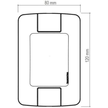 Kit 12 Conjunto 4x2 1 Tomada 2P+T Tramontina 10A 250V Branco — Tramontina