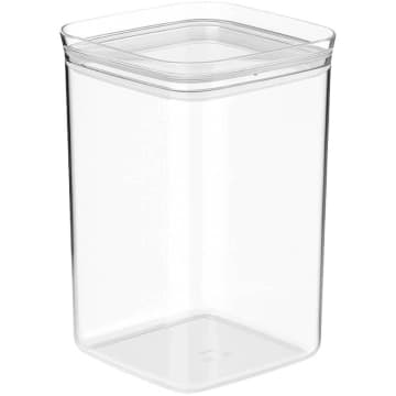 Pote Quadrado 1,4L Porta Mantimentos Farinha Trigo Açúcar Or — Cinquetti