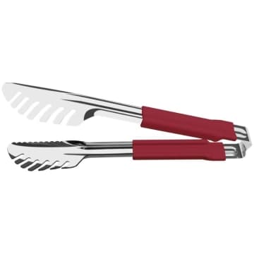 Pegador Utilitá Inox Cabo Emborrachado Vermelho 24cm — Tramontina