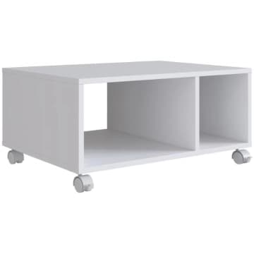 Mesa de Centro Com Nichos B59 Branco Emovell — Emovell