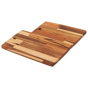 Kit Tramontina 2 Tábuas Kitchen em Madeira Teca FSC com acabamento em Óleo Mineral — Tramontina