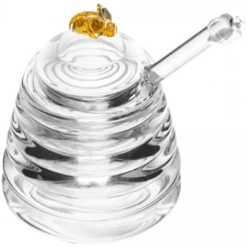 Meleira Porta Mel Little Bee Lyor de Cristal Ecológico 140ml — Lyor