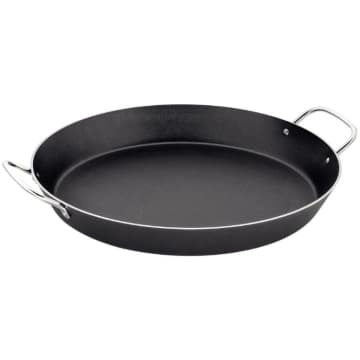 Paellera Tramontina Loreto 30cm 2,5L Alças Metálicas Antiaderente Grafite Paellera Tramontina Loreto 38cm 5,4L Alças