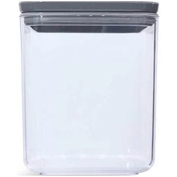 Kit 12 Potes Herméticos de Plástico 1L Potinhos com Tampa Porta Mantimentos Chumbo Plasvale — Plasvale