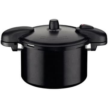 Panela de Pressão Tramontina Valência Black 7 L 24 cm em Alumínio com Revestimento Cerâmico — Tramontina
