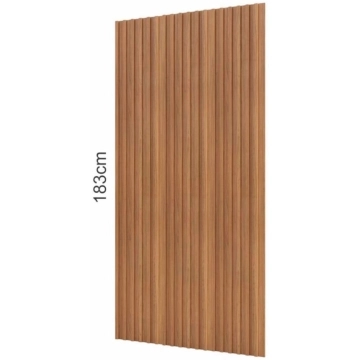Painel Ripado em MDF 134x183 cm Freijó PA73JJ Dalla Costa — Dalla Costa