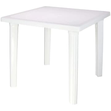 Mesa Tramontina Sancho 80 x 80 cm em Polipropileno Branco — Tramontina