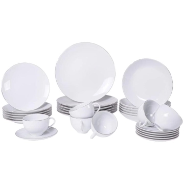 Aparelho de Jantar Tramontina Atena em Porcelana Decorada 30 Peças — Tramontina