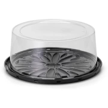 Embalagem Torta Pequena G50CT Transparente 50un 1,5kg Galvanotek — Galvanotek