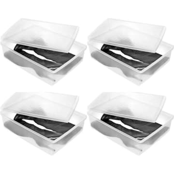 Kit 4 Caixas para Botas Cano Longo Ordene Organizadoras Tran — Ordene
