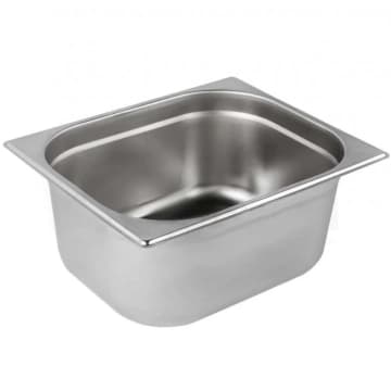 Kit 8 Cubas Gastronomica Inox 1/2x150mm com tampas Brasinox — Brasinox