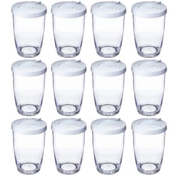 Kit 12 Farinheiras Porta Farofa Queijeira Temperos 350ml Bra — Ou
