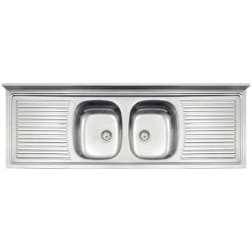 Pia de Apoio Tramontina Ribon 2C 34 em Aço Inox 180 x 55 cm — Tramontina