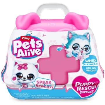 Resgate de Filhotes Surpresa - Pelúcia Pets Alive Puppy Rescue — Candide