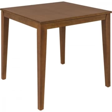 Mesa de Madeira Tramontina London Quadrada em Tauarí Amêndoa 4 Lugares 70 cm — Tramontina