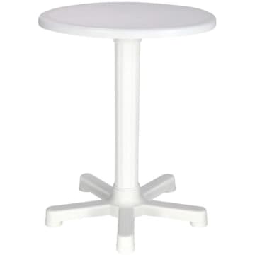 Mesa Capri Eco em Polipropileno Redonda 60cm Branca - Tramontina — Tramontina