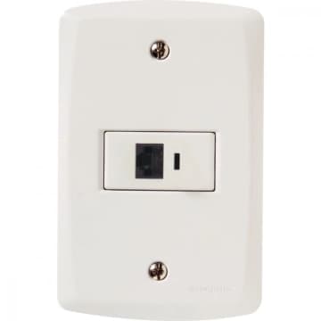 Conjunto 4x2 com 1 Tomada Telefone RJ11 Tramontina Lux2 — Tramontina