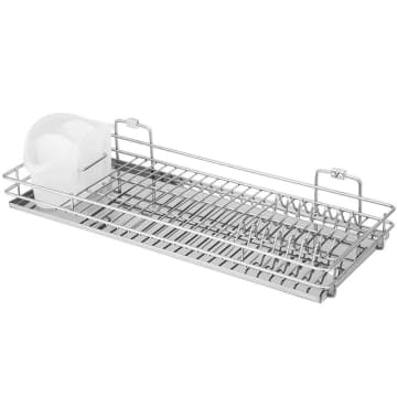 Escorredor de Louça Aéreo com Bandeja e Porta Talheres Masutti Copat em Aço Inox — Masutti
