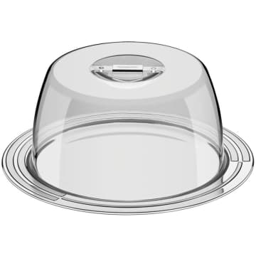 Porta-Queijo Tramontina Ciclo em Aço Inox 25 cm 2 Peças — Tramontina