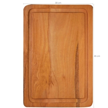 Tábua De Corte Legumes Carne Cozinha Churrasco 45x30cm — Taumer