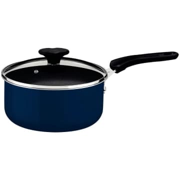 Panela Tramontina Tunis em Alumínio 16 cm 1,35 L Cerâmico Azul Mediterrâneo — Tramontina